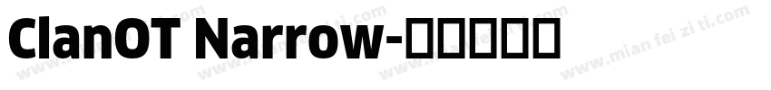 ClanOT Narrow字体转换